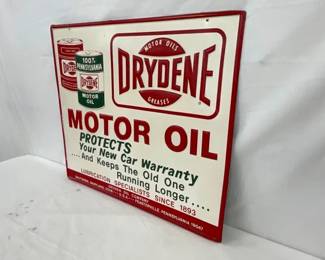 DRYDENE MOTOR OIL SIGN