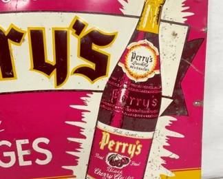 CLOSEUP PERRYS SIGN W/ BOTTLE