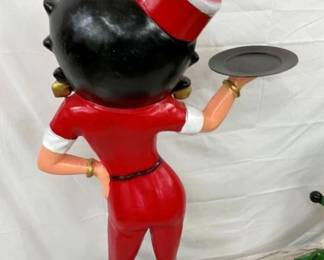 LIFE SIZE CAST ALUM. BETTY BOOP
