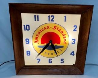16" AMERICAN STANDARD PRODUCTS CLOCK