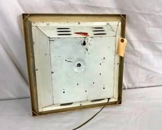 BACK VIEW MEADOW GOLD CLOCK