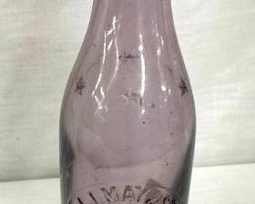 7OZ JJ MAY & SON EMB. BOTTLE