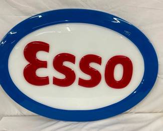 EMB. PLASTIC ESSO SIGN