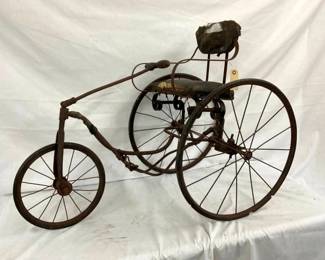 UNUSUAL VINTAGE VELOCIPEDE TRIKE