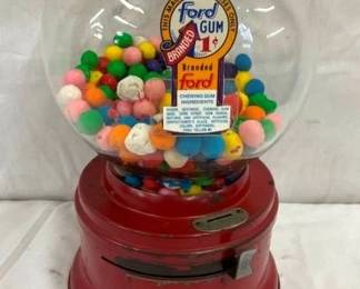 12IN. 1 CENT FORD GUMBALL MACHINE