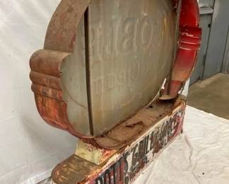 EMB. COBLE DAIRY CAN SIGN