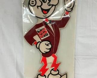 REDDY KILOWATT DIECUT CB SIGN