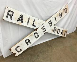 LARGE RR SIGN 6FT.