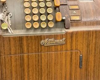 CLOSEUP NATIONAL CASH REGISTER