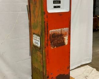 GOOD GULF CROME TOP GAS PUMP