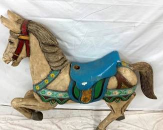 ORIG. HANDCARVED CAROUSEL HORSE