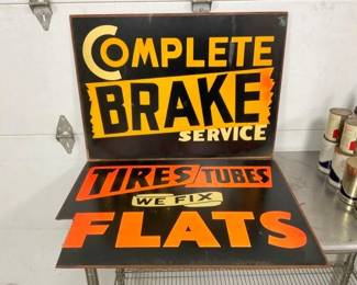 MASONITE SHOP SIGNS 32X23