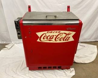 10C COKE FISHTAIL DRINK GLASCO BOX