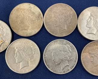 1922-23 PEACE SILVER DOLLARS