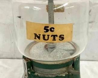 15IN. 5 CENT COIN OP NUT MACHINE