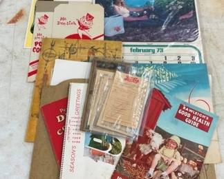 EARLY CALENDARS, ADVERTISING ITEMS