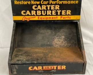 CARTER CARBURETER ORG. EQUIPMENT DISPLAY