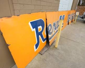 EARLY PORC. REXALL SIGN