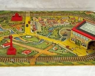 MARX TIN RAILROAD STATION