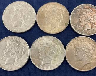 1922-23 PEACE SILVER DOLLARS