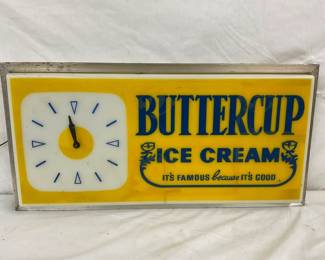 BUTTERCUP ICE CREAM LIGHT-UP CLOCK