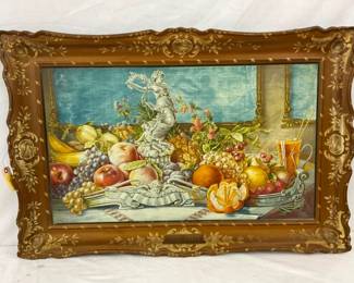 SELF FRAMED TRUE FRUIT ADV. SIGN