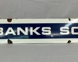 PORC. FAIRBANKS SCALES SIGN