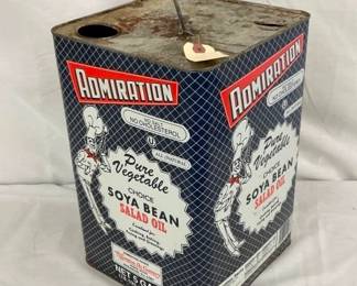 TOP VIEW ADMIRATION VEG. OIL CAN