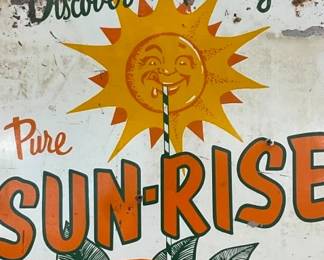 SUN-RISE BEVERAGES SIGN