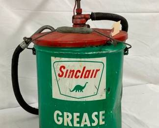 SINCLAIR GREASE CAN W/PUMP