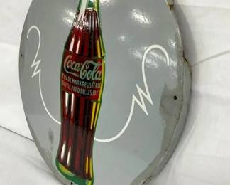 18IN PORC. COKE SIGN