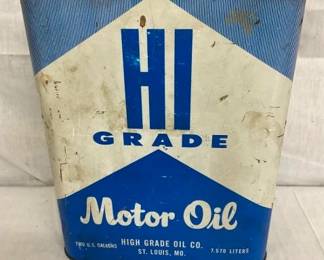 2G. HI GRADE MOTOR OIL CAN