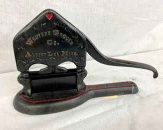 WESTERN GUILLTINE TOBACCO CUTTER
