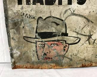 METAL HABITS YOU FORM SIGN