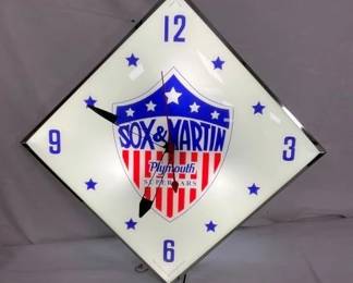 16" SOX & MARTIN PYMONTH CLOCK