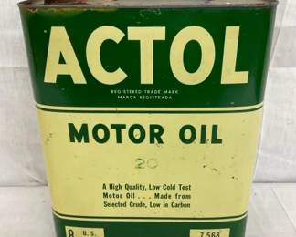 2G. ACTOL MOTOR OIL CAN