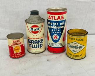 GULF BRAKE FLUID,SHELL, ATLAS