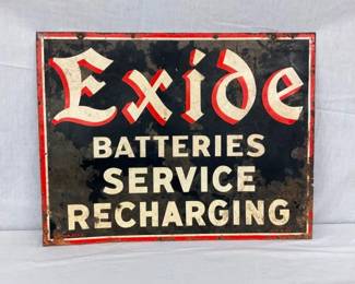 DS EXIDE BATTERIES SIGN
