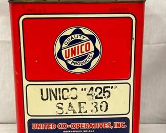 2G. UNICO MOTOR OIL CAN