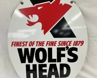 NOS DS WOLF HEAD SIGN
