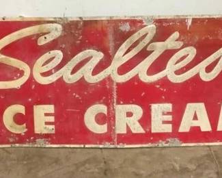 ALUM. SEALTEST ICE CREAM SIGN