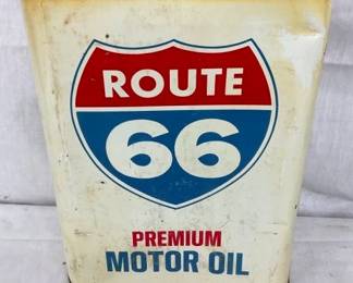 2G. ROUTE 66 OIL CAN W/ SHEILD