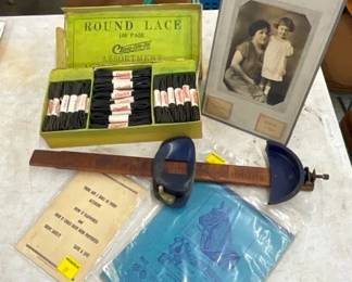 OLD STOCK STORE ITEMS, VINTAGE PHOTOS