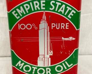 2G. EMPIRE STATE MOTOR OIL CAN