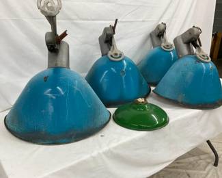 GROUP PHOTO BLUE ENAMAL STATION LIGHTS 