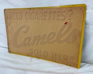CLOSE UP VIEW CAMEL CIGARETTES SOLD HERE