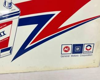 DST NOS BATTERY DEALER SIGN