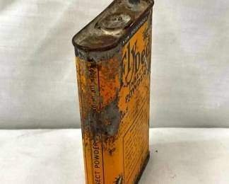 UNUSUAL FLY DED POWDER TIN