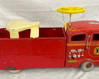 OTHERSIDE MARX SIT N' RIDE FIRE TRUCK
