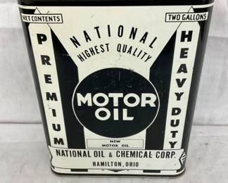 2G. NATIONAL MOTOR OIL CAN